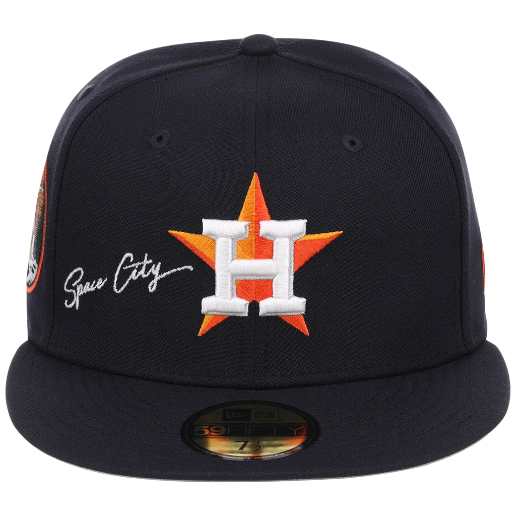 Houston Astros Houston Crown the City 'Space City' New Era 59FIFTY (Navy/Navy)