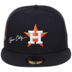 Houston Astros Houston Crown the City 'Space City' New Era 59FIFTY (Navy/Navy)