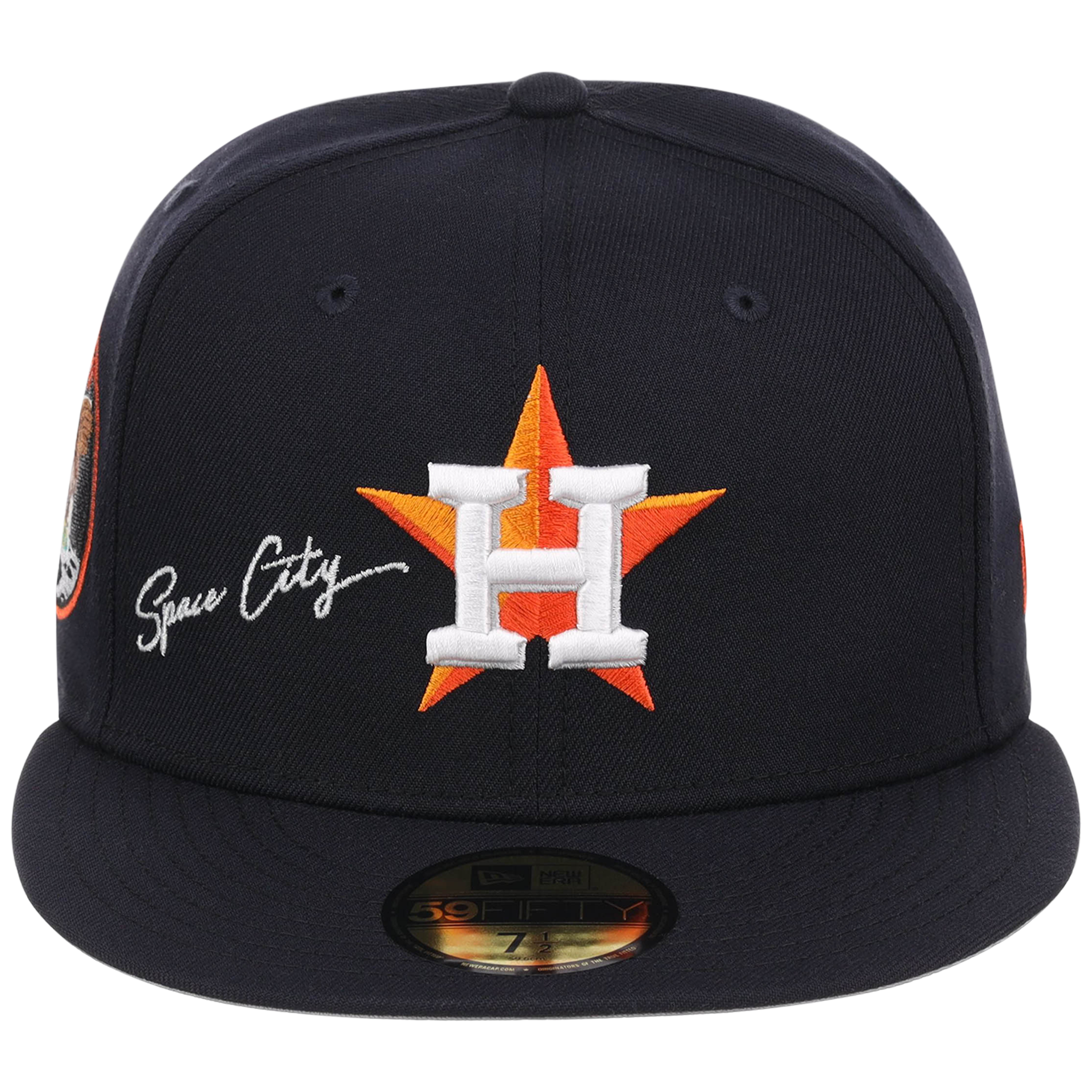 Houston Astros Houston Crown the City 'Space City' New Era 59FIFTY (Navy/Navy)