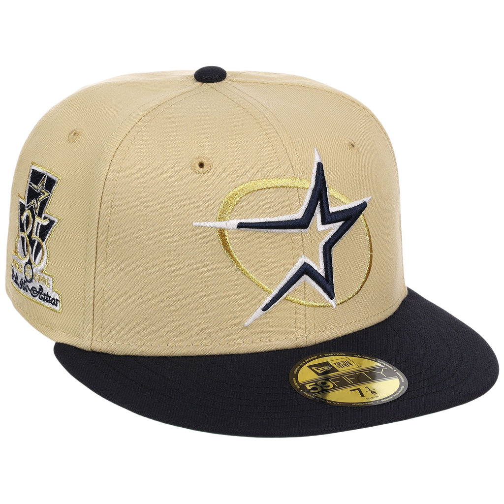 Houston Astros Houston Crown the City 'Star Oval' New Era 59FIFTY (Gold/Navy)