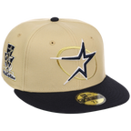 Houston Astros Houston Crown the City 'Star Oval' New Era 59FIFTY (Gold/Navy)