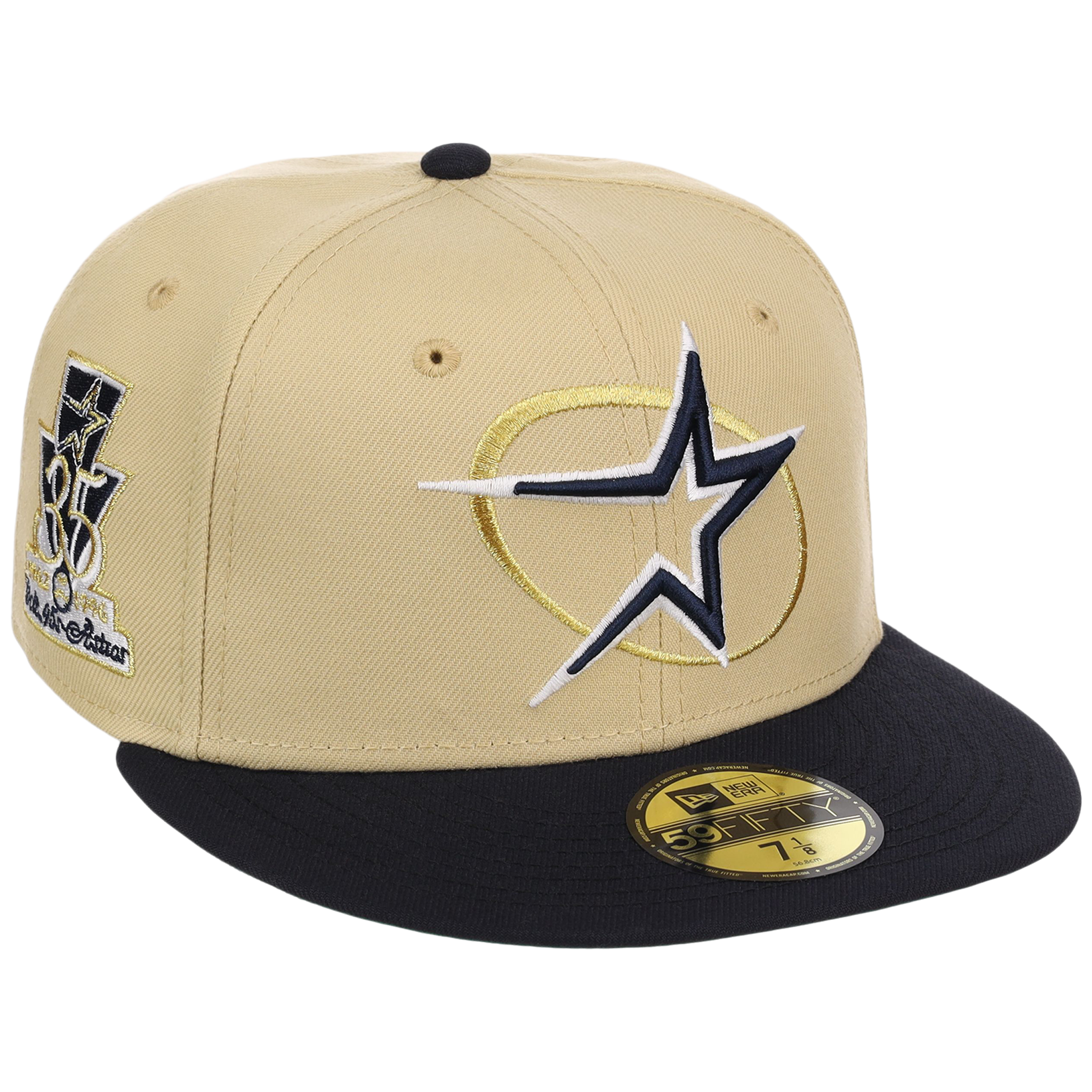 Houston Astros Houston Crown the City 'Star Oval' New Era 59FIFTY (Gold/Navy)