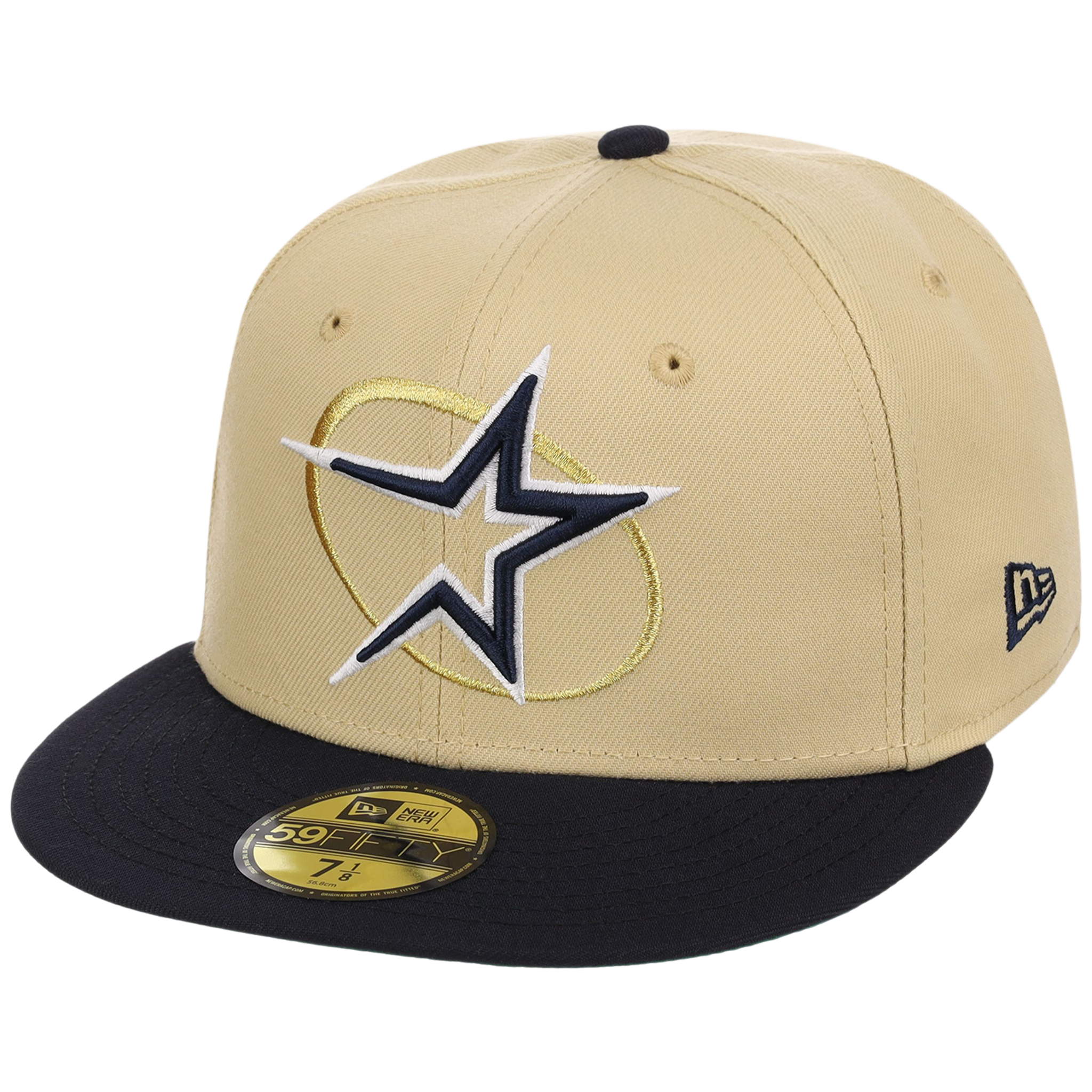 Houston Astros Houston Crown the City 'Star Oval' New Era 59FIFTY (Gold/Navy)