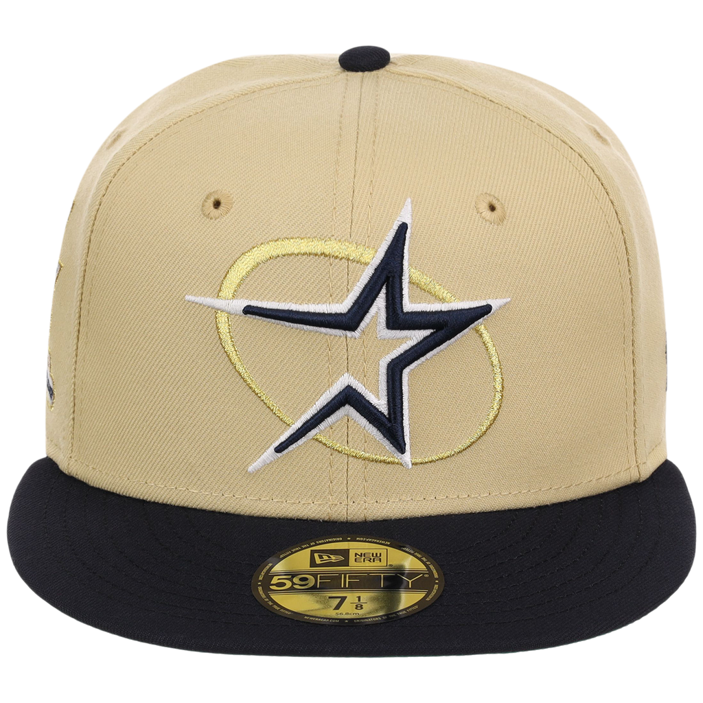 Houston Astros Houston Crown the City 'Star Oval' New Era 59FIFTY (Gold/Navy)