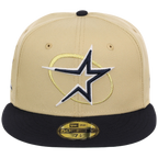 Houston Astros Houston Crown the City 'Star Oval' New Era 59FIFTY (Gold/Navy)