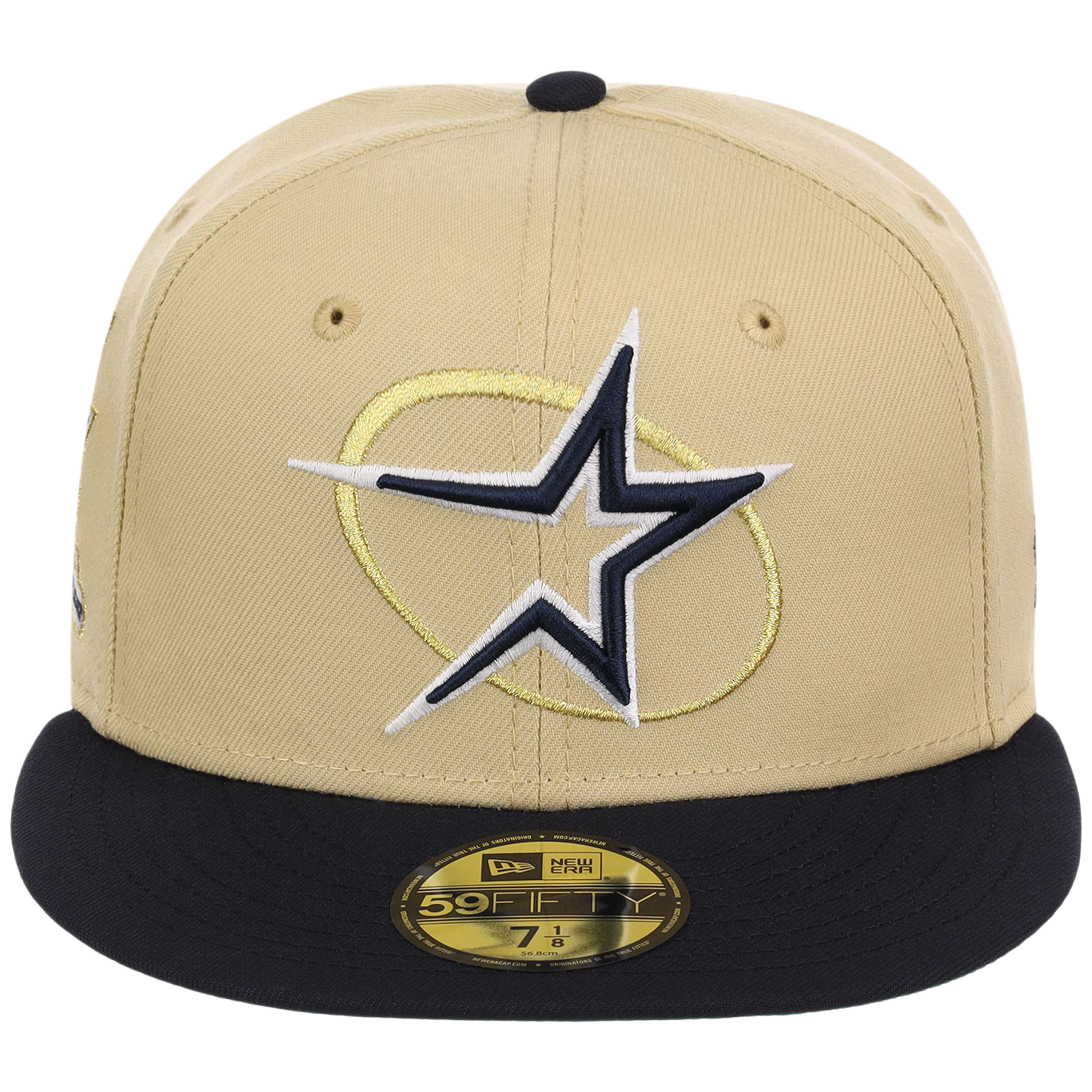 Houston Astros Houston Crown the City 'Star Oval' New Era 59FIFTY (Gold/Navy)