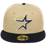 Houston Astros Houston Crown the City 'Star Oval' New Era 59FIFTY (Gold/Navy)
