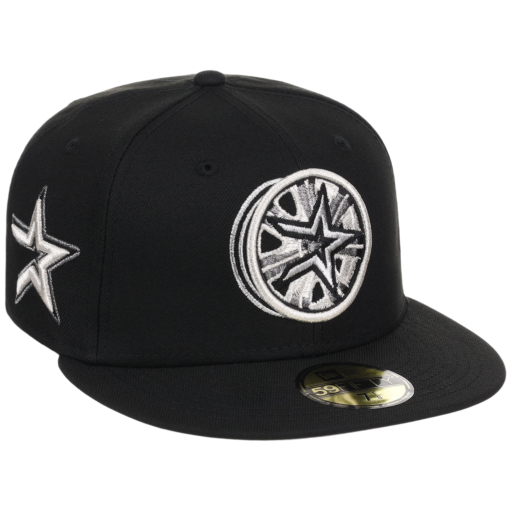 Houston Astros Houston Crown the City 'Rims' New Era 59FIFTY (Black/Black)