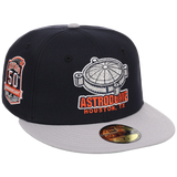 Houston Astros Houston Crown the City 'Astrodome' New Era 59FIFTY (Navy/Gray)