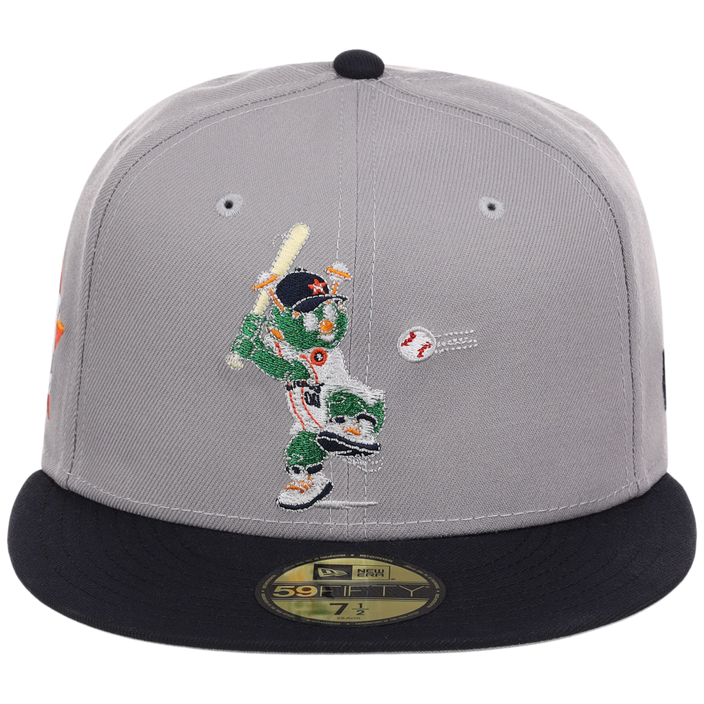Houston Astros Houston Crown the City 'Mascot' New Era 59FIFTY (Gray/Navy)