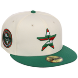 Houston Astros Houston Crown the City 'MEX Heritage Star' New Era 59FIFTY (Chrome/Kelly Green)