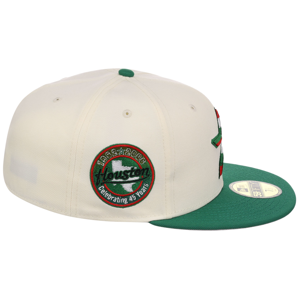 Houston Astros Houston Crown the City 'MEX Heritage Star' New Era 59FIFTY (Chrome/Kelly Green)