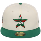 Houston Astros Houston Crown the City 'MEX Heritage Star' New Era 59FIFTY (Chrome/Kelly Green)