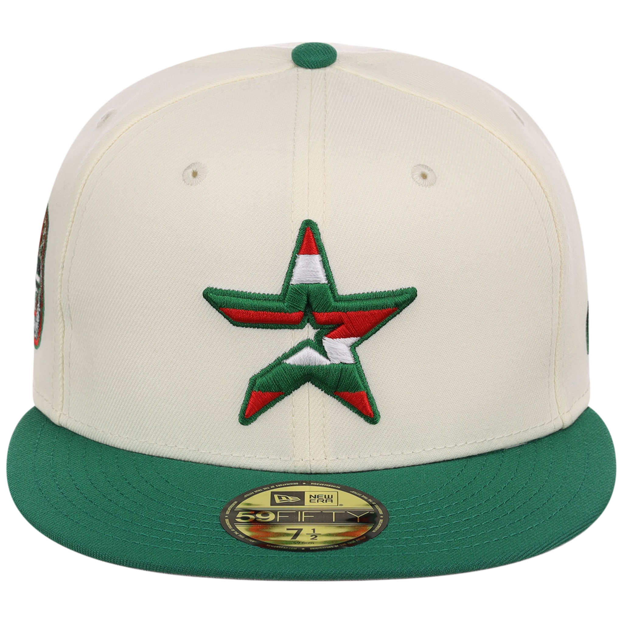 Houston Astros Houston Crown the City 'MEX Heritage Star' New Era 59FIFTY (Chrome/Kelly Green)