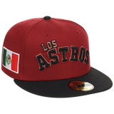Houston Astros Houston Crown the City 'Los Astros' New Era 59FIFTY (Red/Black)