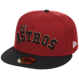 Houston Astros Houston Crown the City 'Los Astros' New Era 59FIFTY (Red/Black)