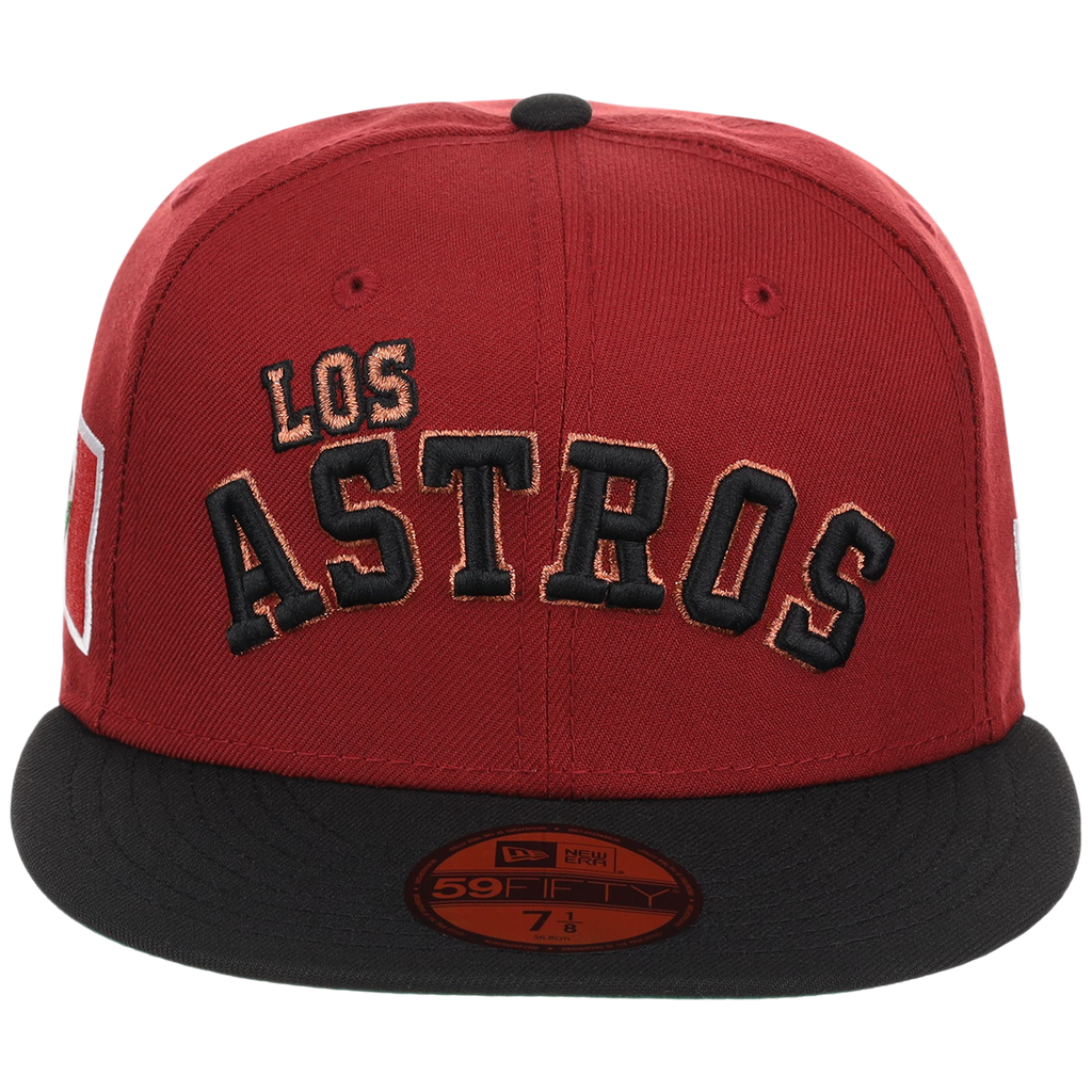 Houston Astros Houston Crown the City 'Los Astros' New Era 59FIFTY (Red/Black)