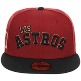 Houston Astros Houston Crown the City 'Los Astros' New Era 59FIFTY (Red/Black)