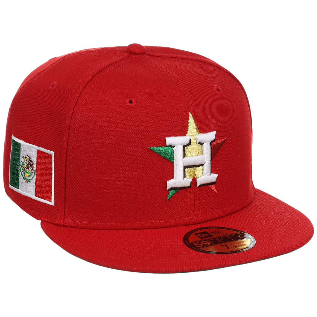 Houston Astros Houston Crown the City 'Multicolor Star' New Era 59FIFTY (Red/Red)