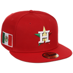 Houston Astros Houston Crown the City 'Multicolor Star' New Era 59FIFTY (Red/Red)