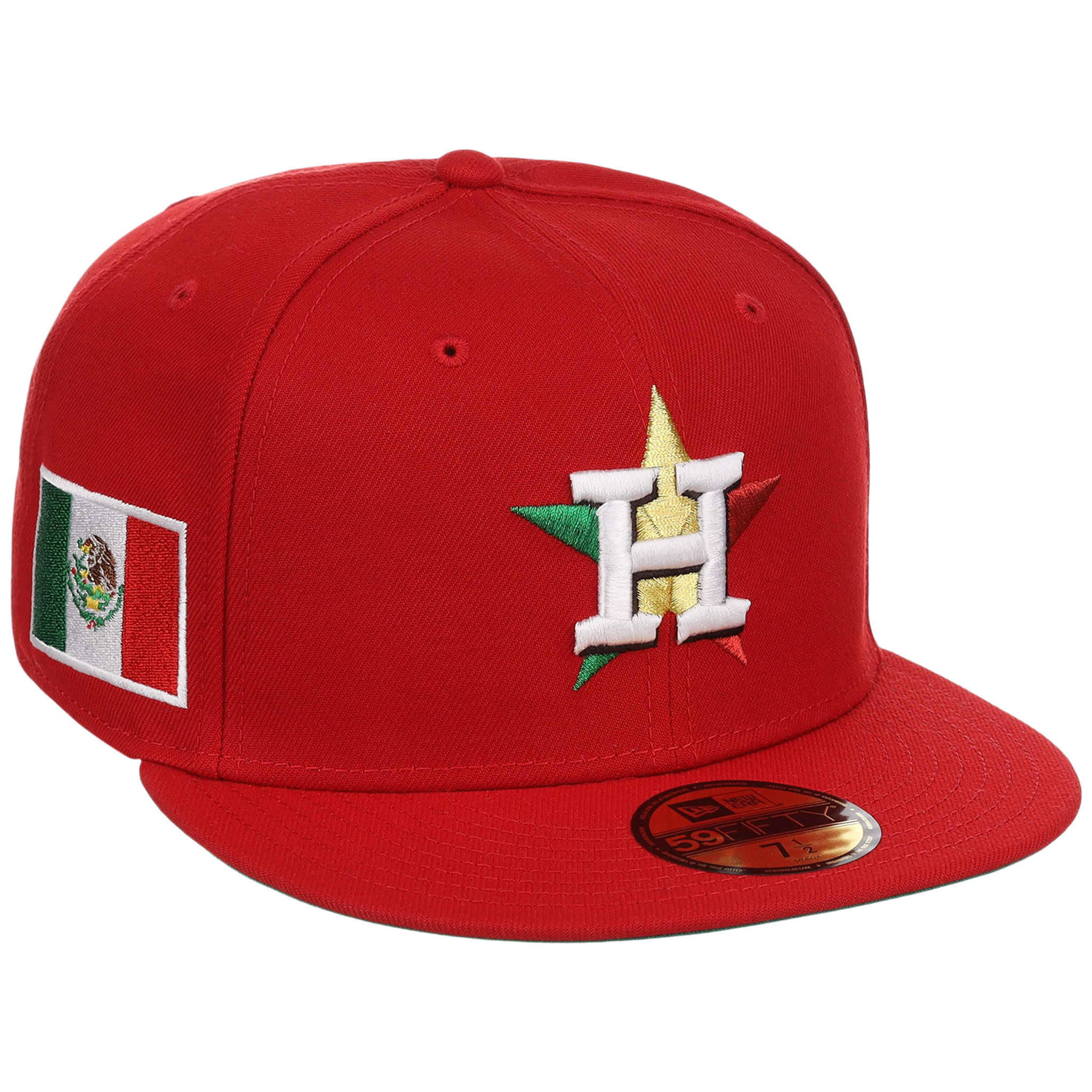 Houston Astros Houston Crown the City 'Multicolor Star' New Era 59FIFTY (Red/Red)