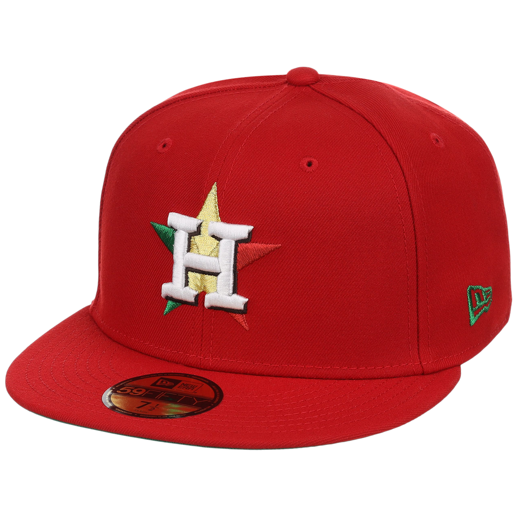 Houston Astros Houston Crown the City 'Multicolor Star' New Era 59FIFTY (Red/Red)