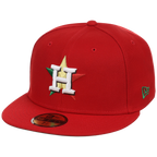 Houston Astros Houston Crown the City 'Multicolor Star' New Era 59FIFTY (Red/Red)