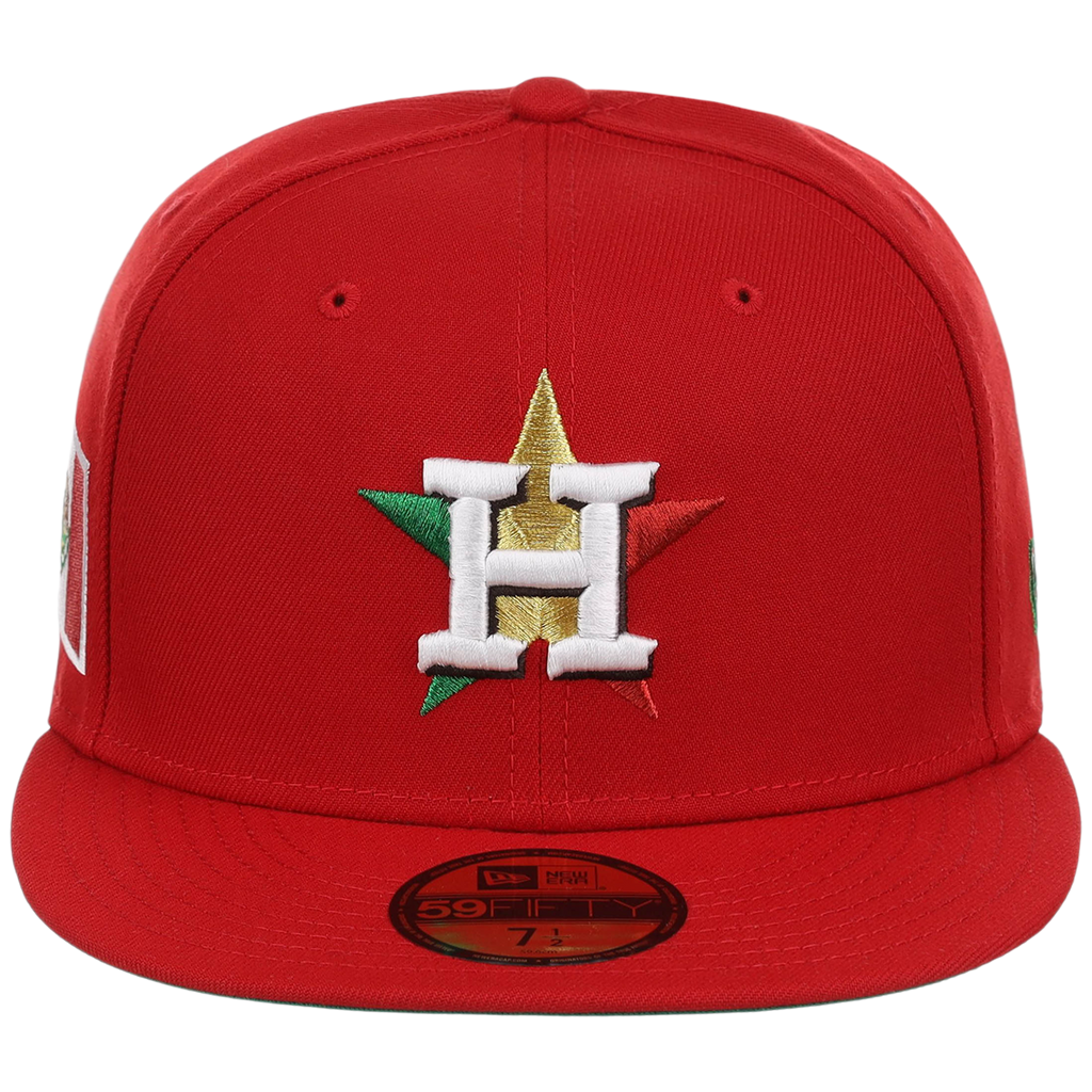 Houston Astros Houston Crown the City 'Multicolor Star' New Era 59FIFTY (Red/Red)