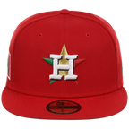 Houston Astros Houston Crown the City 'Multicolor Star' New Era 59FIFTY (Red/Red)