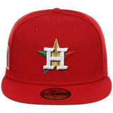 Houston Astros Houston Crown the City 'Multicolor Star' New Era 59FIFTY (Red/Red)