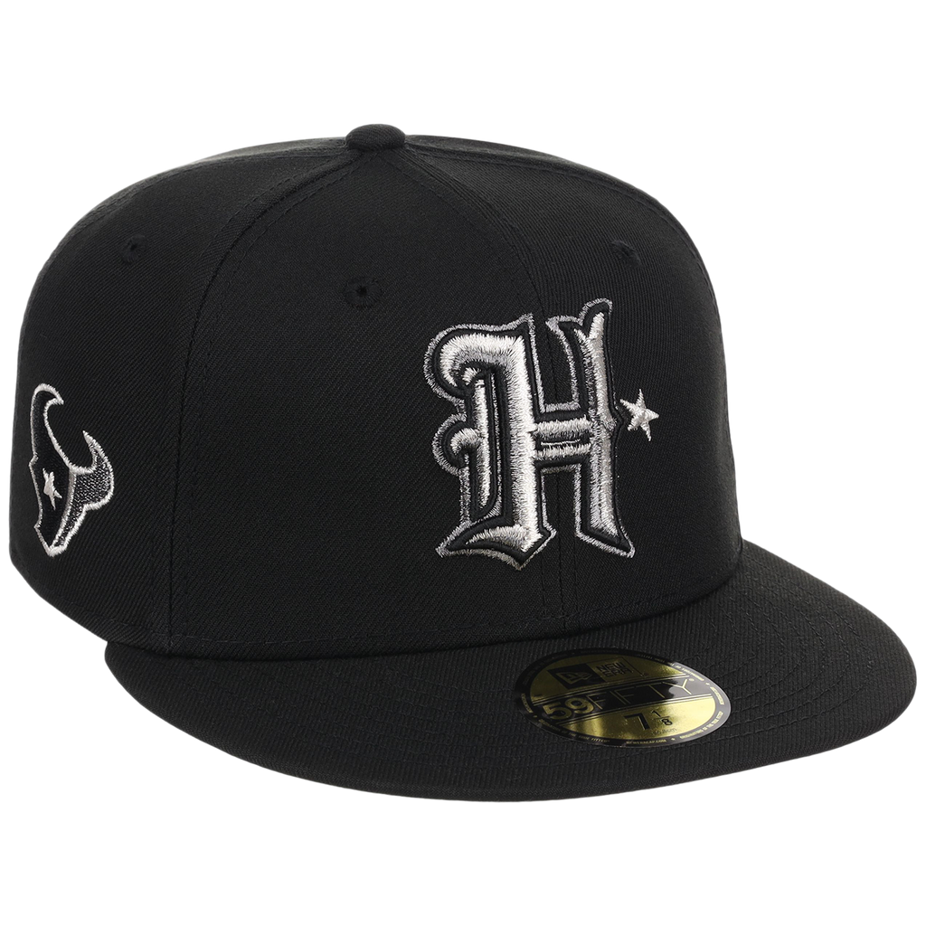 Houston Texans Houston Crown the City 'H Star' New Era 59FIFTY (Black/Black)