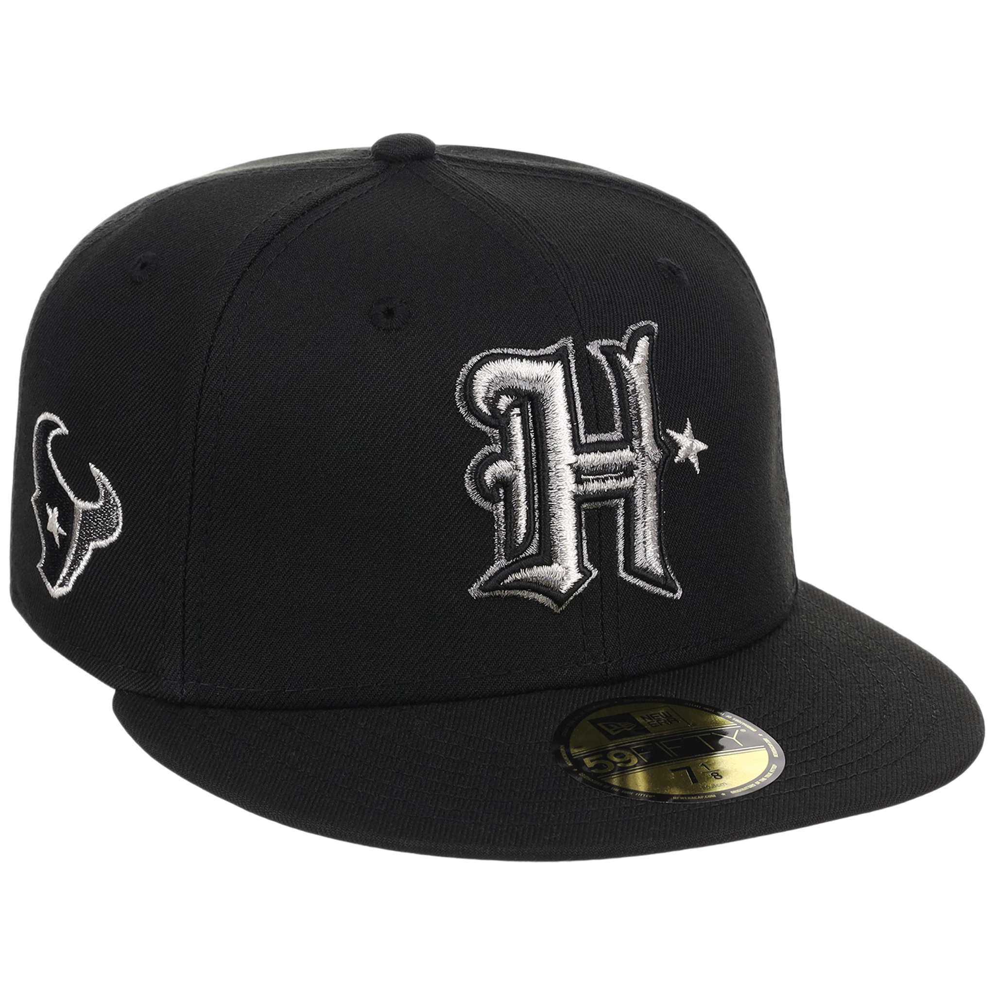 Houston Texans Houston Crown the City 'H Star' New Era 59FIFTY (Black/Black)