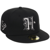 Houston Texans Houston Crown the City 'H Star' New Era 59FIFTY (Black/Black)