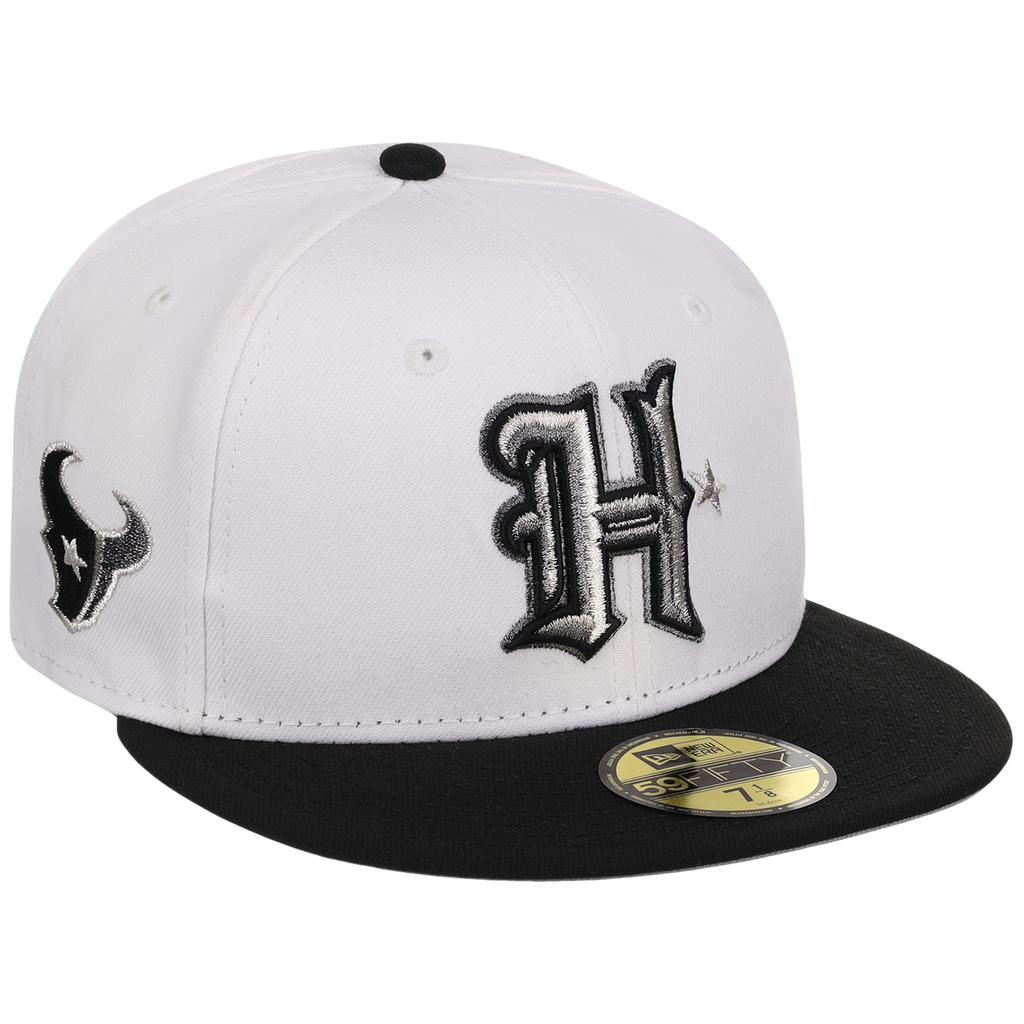Houston Texans Houston Crown the City 'H Star' New Era 59FIFTY (White/Black)