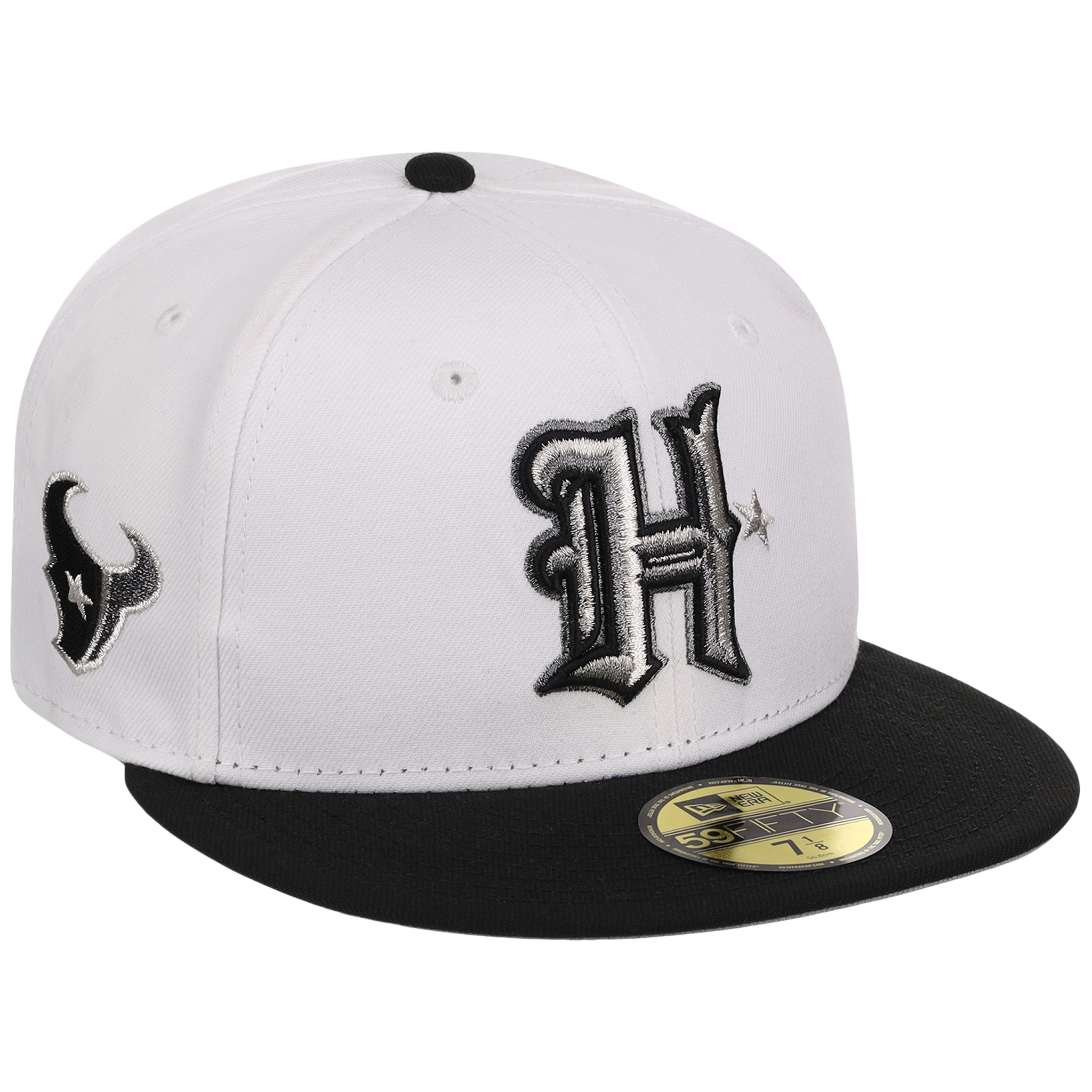 Houston Texans Houston Crown the City 'H Star' New Era 59FIFTY (White/Black)