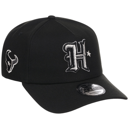 Houston Texans Houston Crown the City 'H Star' New Era 9FORTY (Black/Black)