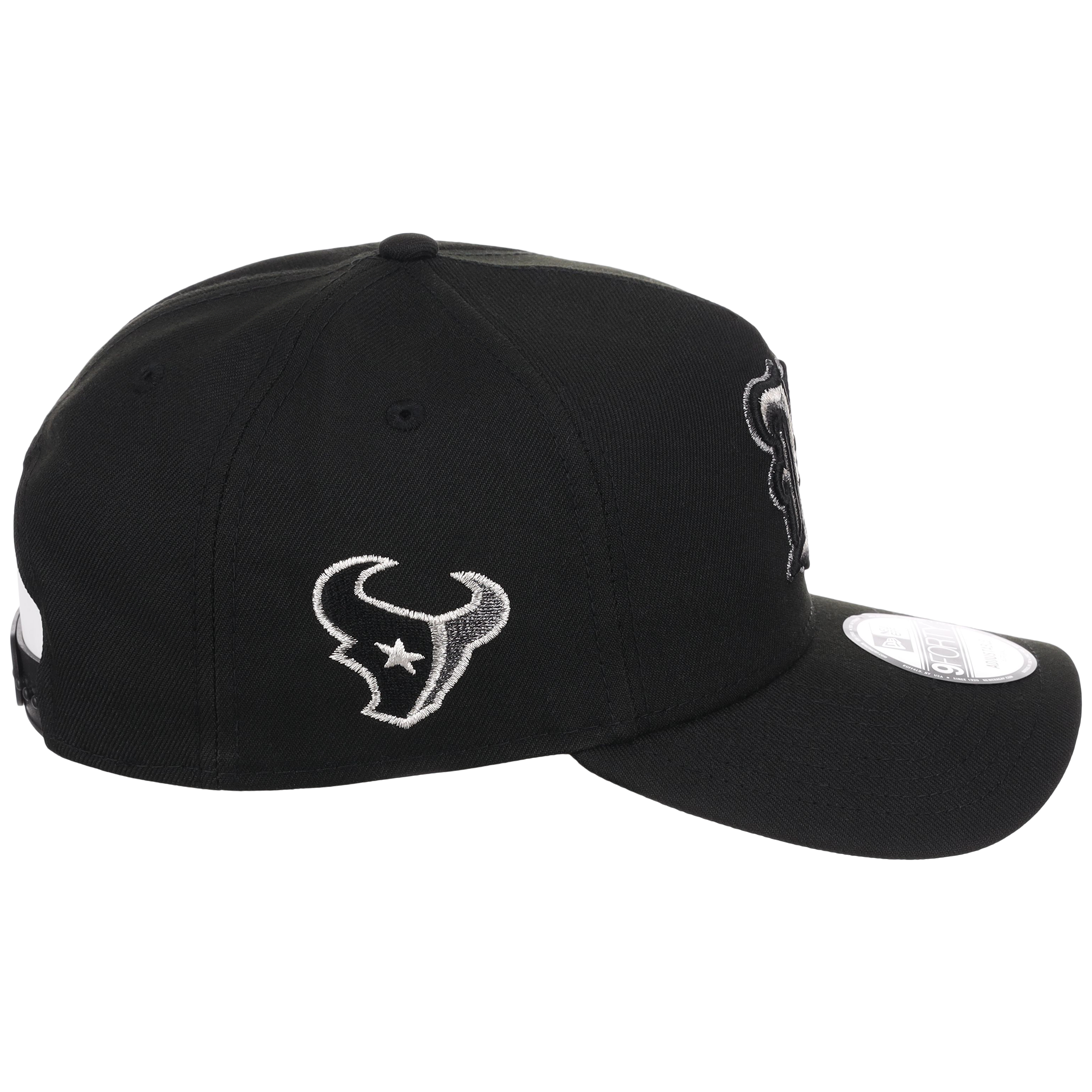 Houston Texans Houston Crown the City 'H Star' New Era 9FORTY (Black/Black)
