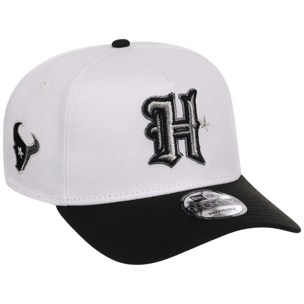 Houston Texans Houston Crown the City 'H Star' New Era 9FORTY (White/Black)