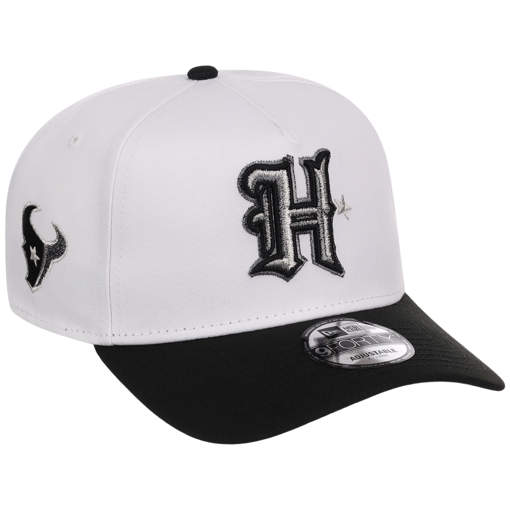 Houston Texans Houston Crown the City 'H Star' New Era 9FORTY (White/Black)