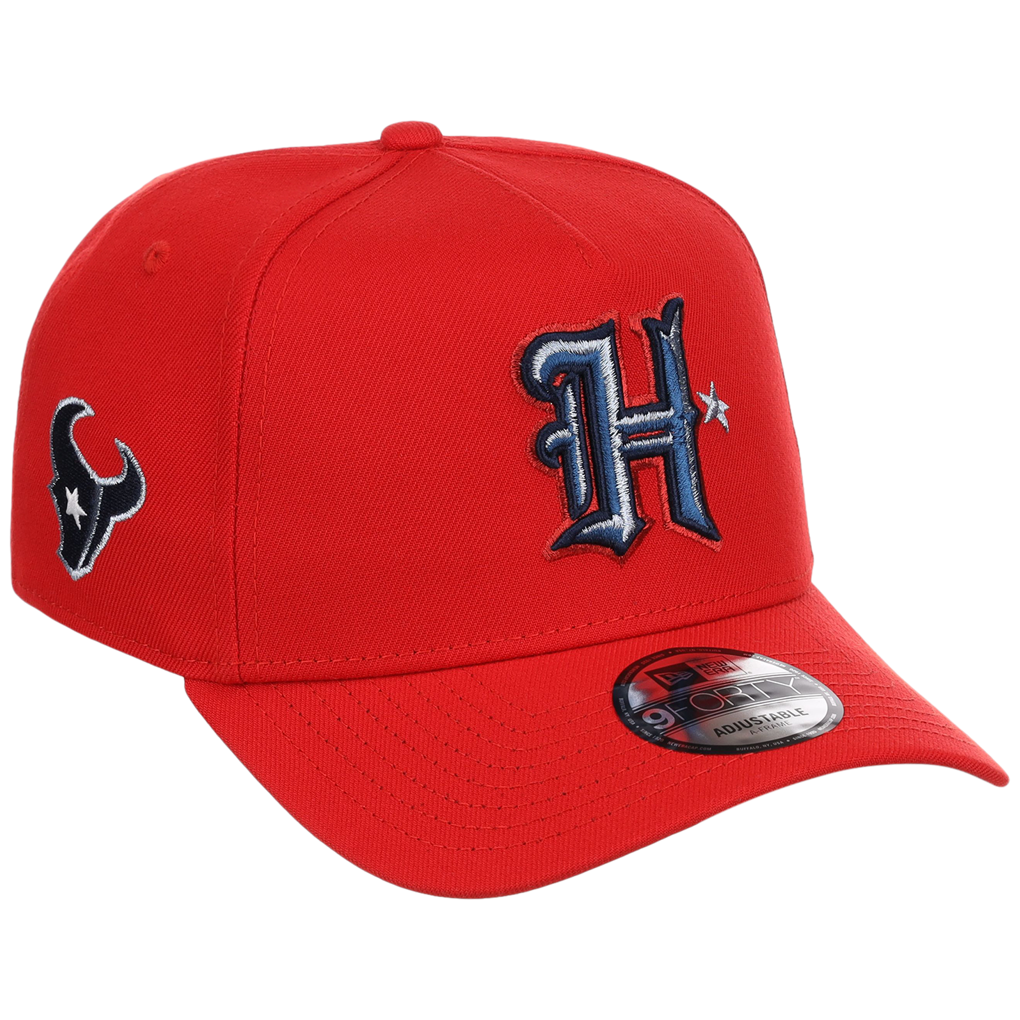 Houston Texans Houston Crown the City 'H Star' New Era 9FORTY (Red/Sky)