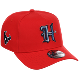 Houston Texans Houston Crown the City 'H Star' New Era 9FORTY (Red/Sky)