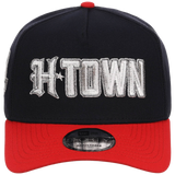 Houston Texans Houston Crown the City 'H-Town' New Era 9FORTY (Navy/Red)