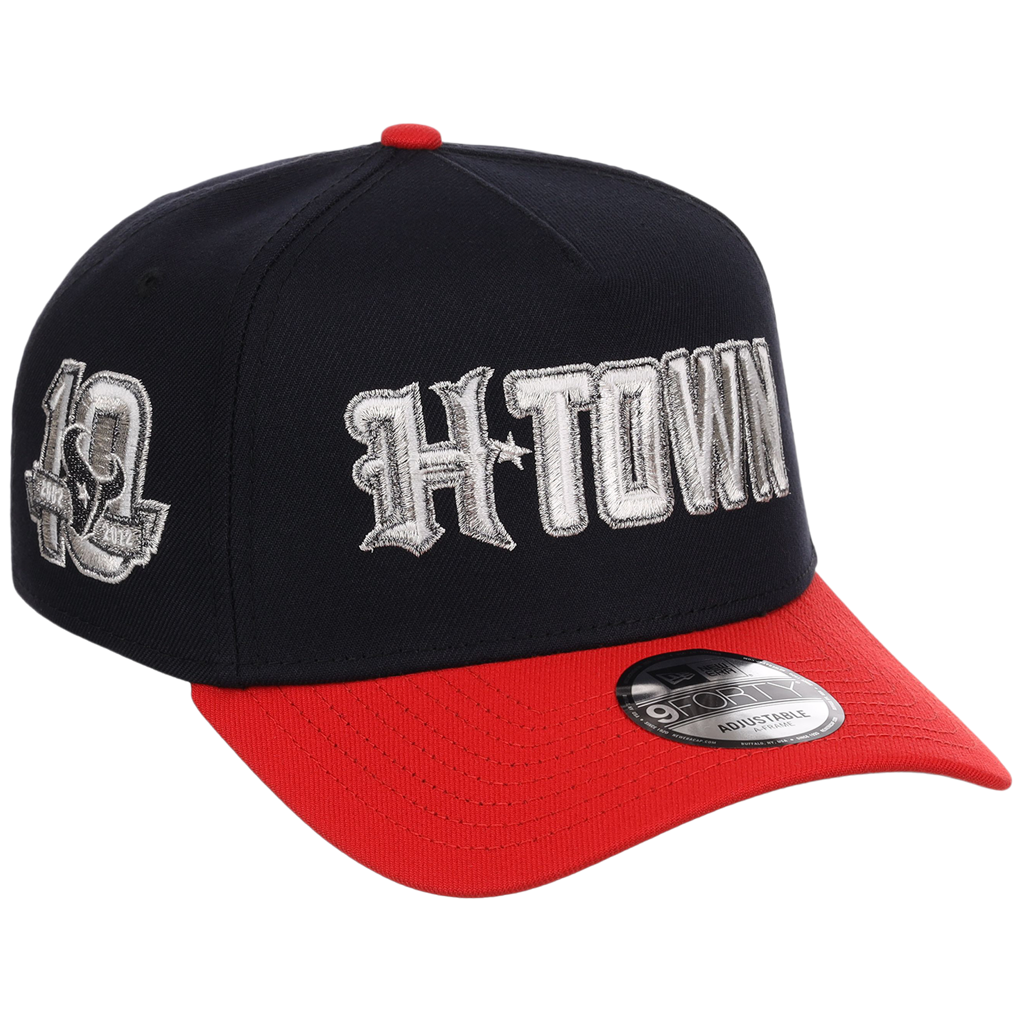 Houston Texans Houston Crown the City 'H-Town' New Era 9FORTY (Navy/Red)