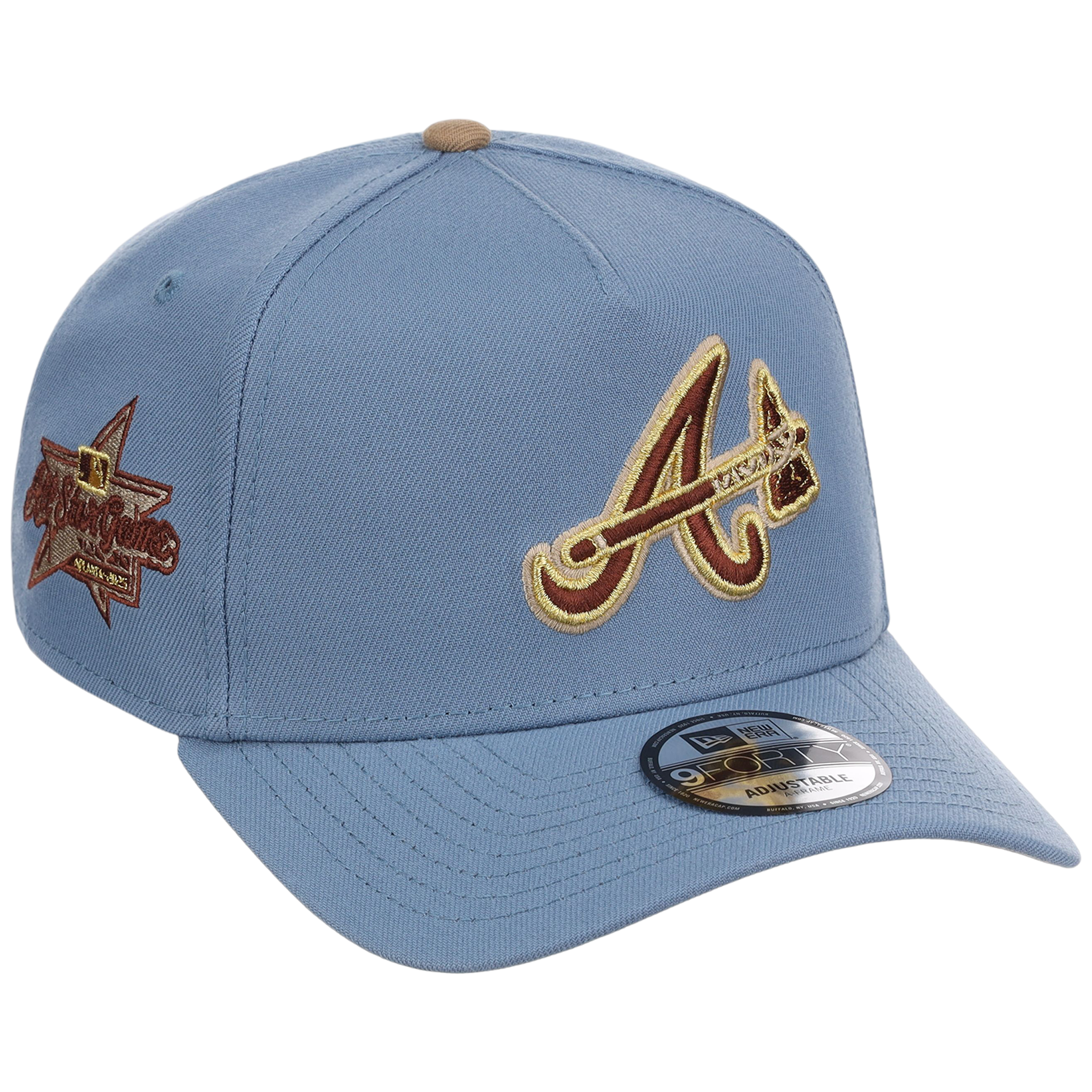 Atlanta Braves MLB Golden Fade New Era 9FORTY