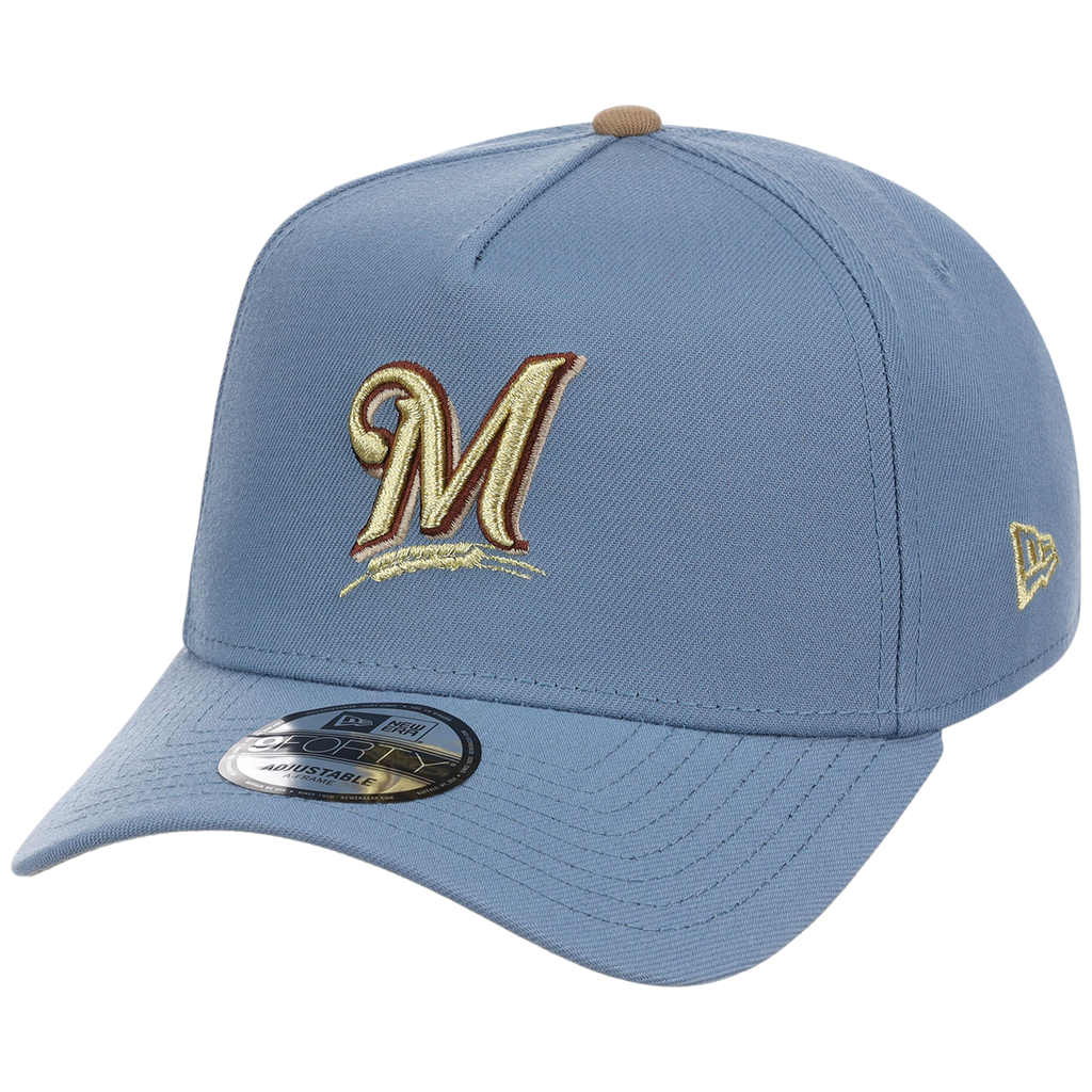 Milwaukee Brewers MLB Golden Fade New Era 9FORTY