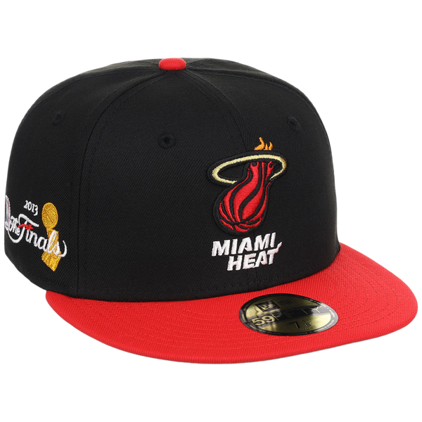 レア Miami Heat NBA キャップ 帽子 Miami Heat 2013 NBA Historic Finals New Era 59FIFTY – LidsHatDrop
