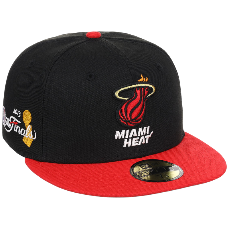 Miami Heat 2013 NBA Historic Finals New Era 59FIFTY – LidsHatDrop