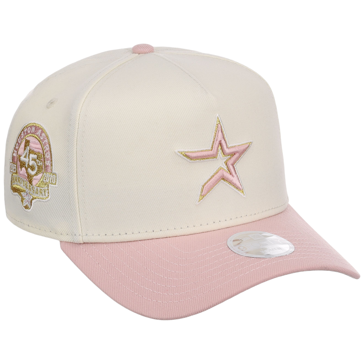 Houston Astros MLB 'Petal Dust' Women's New Era 9FORTY