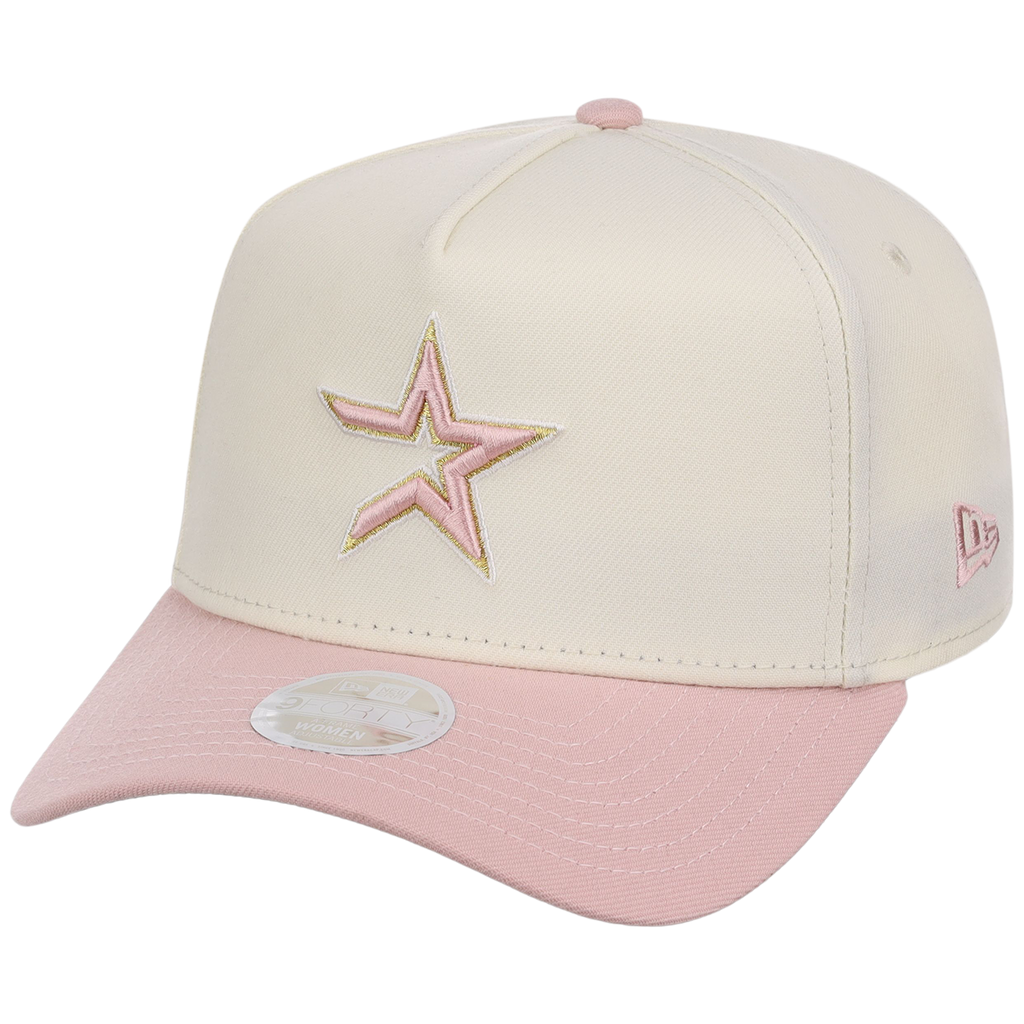 Houston Astros MLB 'Petal Dust' Women's New Era 9FORTY