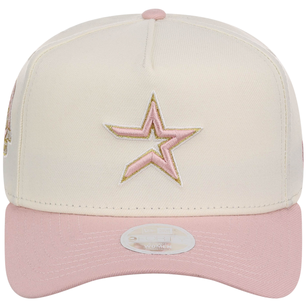 Houston Astros MLB 'Petal Dust' Women's New Era 9FORTY